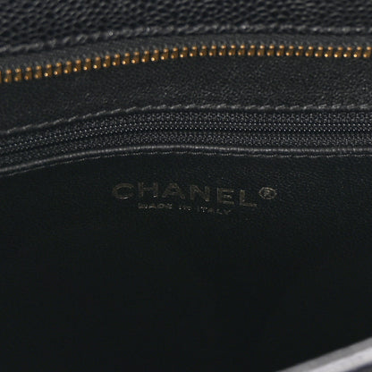 Chanel Caviar Quilted Medallion Tote Black 6 of 9