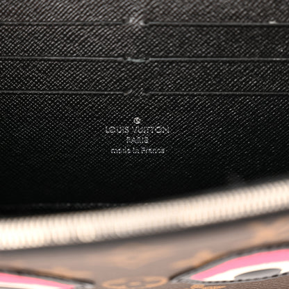 Louis Vuitton Monogram Kabuki Chain Wallet Black 6 of 12