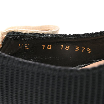 Christian Dior Technical Canvas Ribbon J Adior Slingback 65mm Pumps 37.5 Black 8 of 15