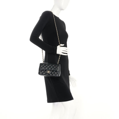 Chanel Caviar Quilted Mini Rectangular Flap Black 2 of 8