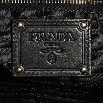 Prada Soft Calf Shoulder Bag Nero Black 7 of 10