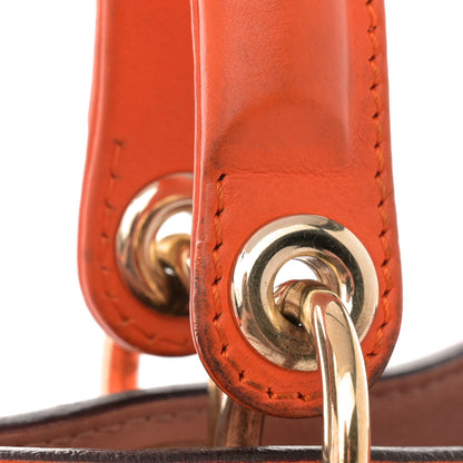Christian Dior Smooth Calfskin Large Diorissimo Tote Orange 18 of 23
