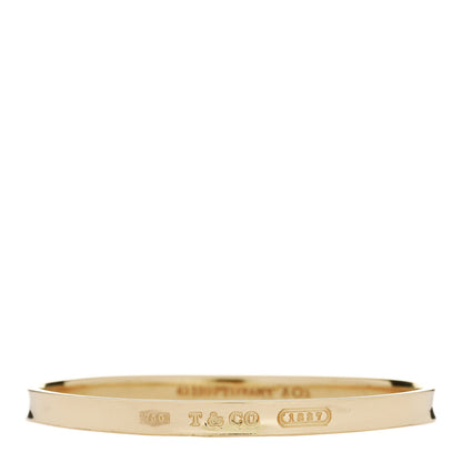 Tiffany 18K Yellow Gold 1837 Bangle Bracelet 1 of 3