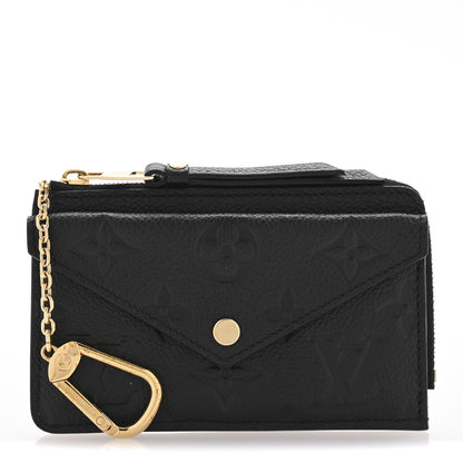Louis Vuitton Empreinte Recto Verso Card Holder Black 1 of 9