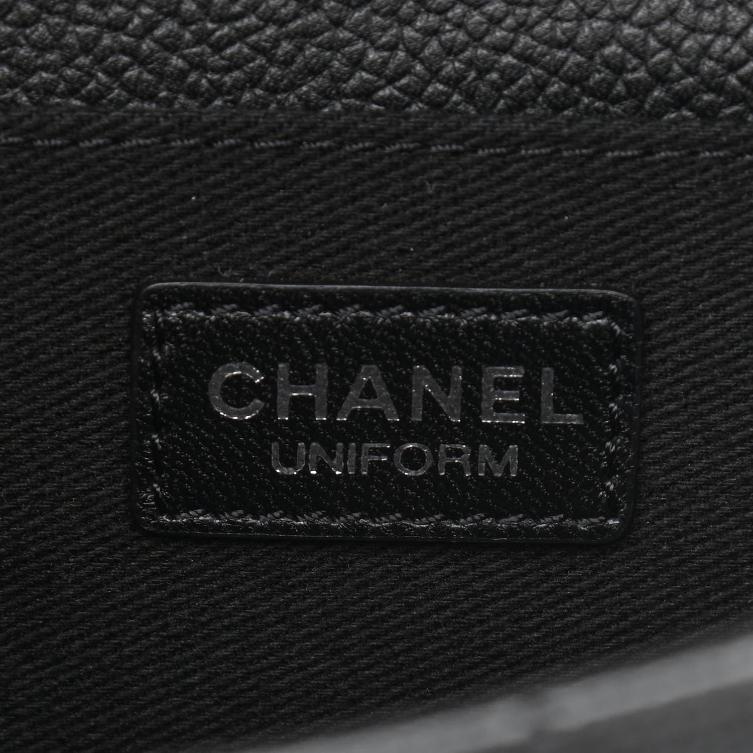 Chanel Grained Calfskin Quilted 2.55 Reissue Flap Belt Bag Clutch Black 6 of 10