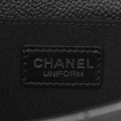 Chanel Grained Calfskin Quilted 2.55 Reissue Flap Belt Bag Clutch Black 6 of 10