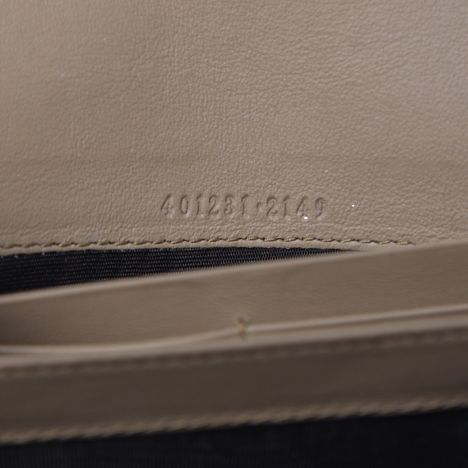 Gucci GG Supreme Monogram Mini Dionysus Chain Wallet Beige Taupe 7 of 10