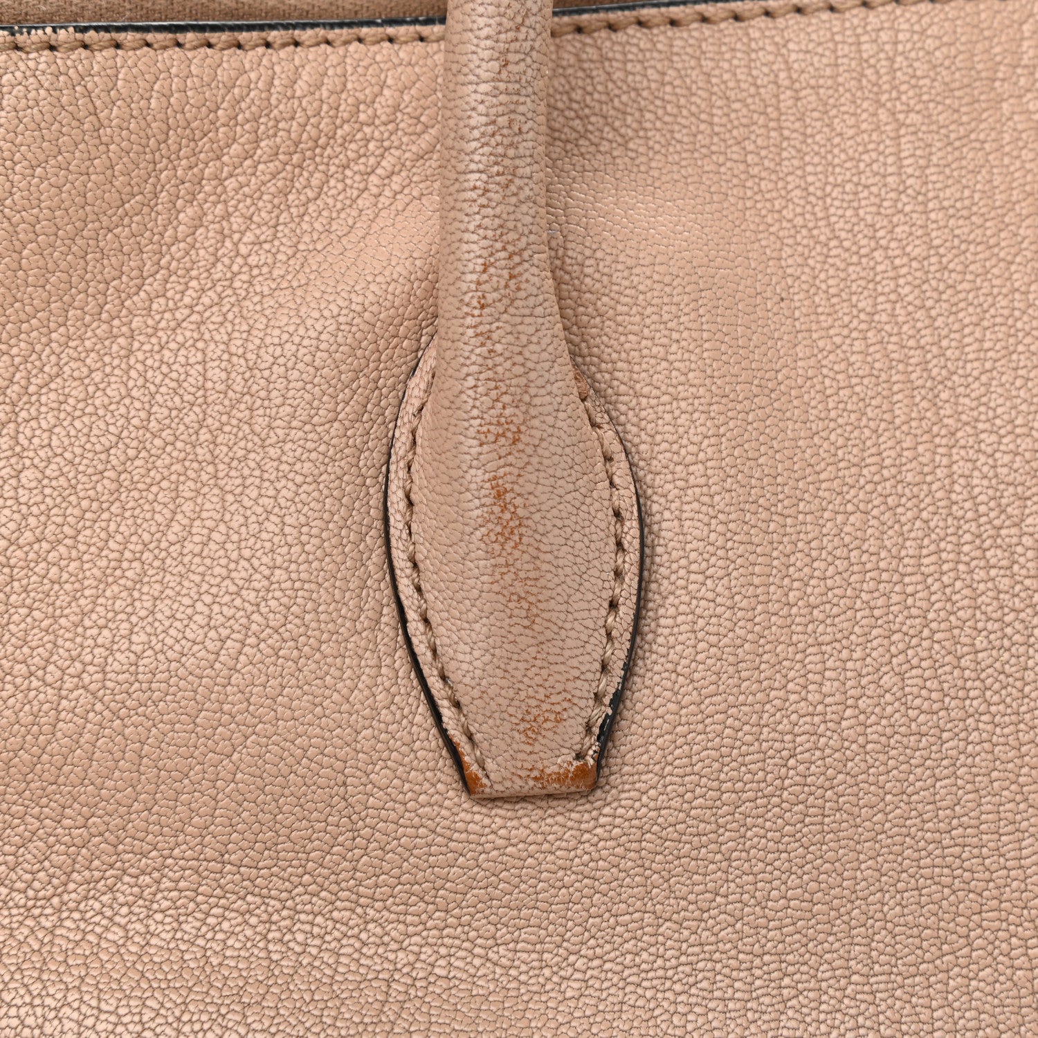 Miu Miu Goatskin Madras Top Handle Tote Cammeo 14 of 17