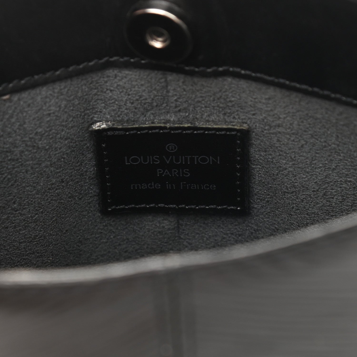 Louis Vuitton Epi Demi Lune Pochette Black 8 of 10