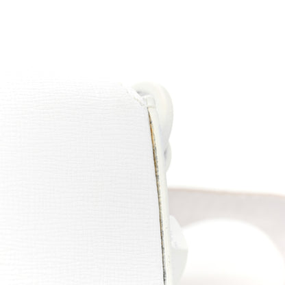 Off-White Calfskin Diag Flap Bag White Black 15 of 15