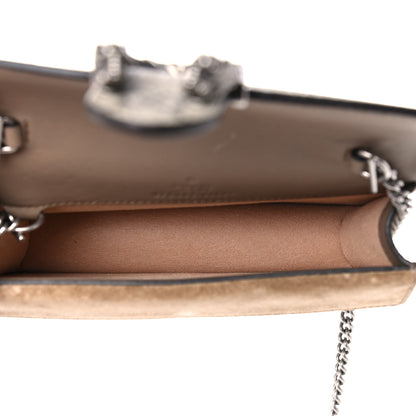 Gucci GG Supreme Monogram Super Mini Dionysus Shoulder Bag Taupe 5 of 10