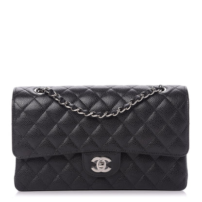 Chanel Caviar Quilted Medium Double Flap Black 1 of 10