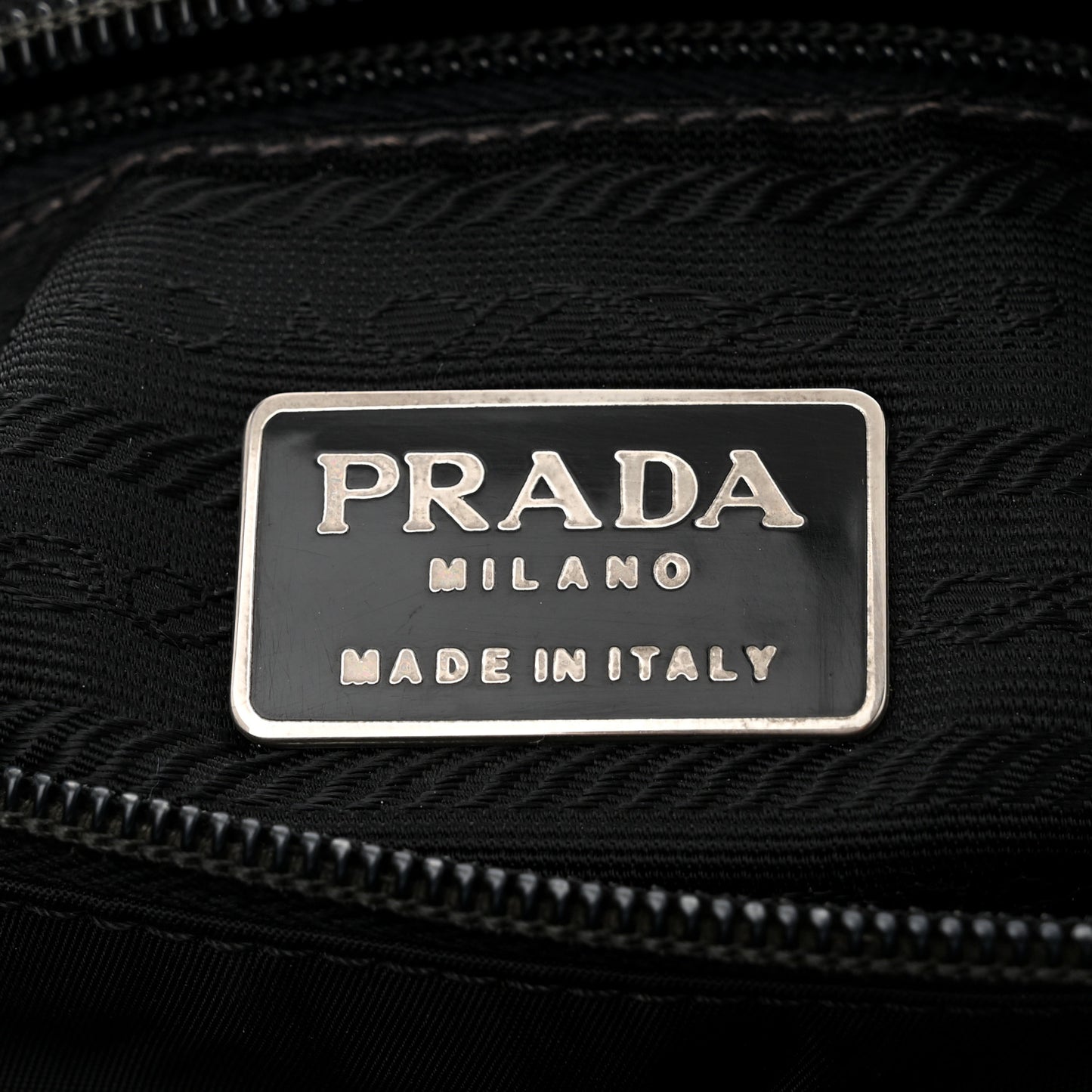 Tessuto Nylon Shoulder Bag Black