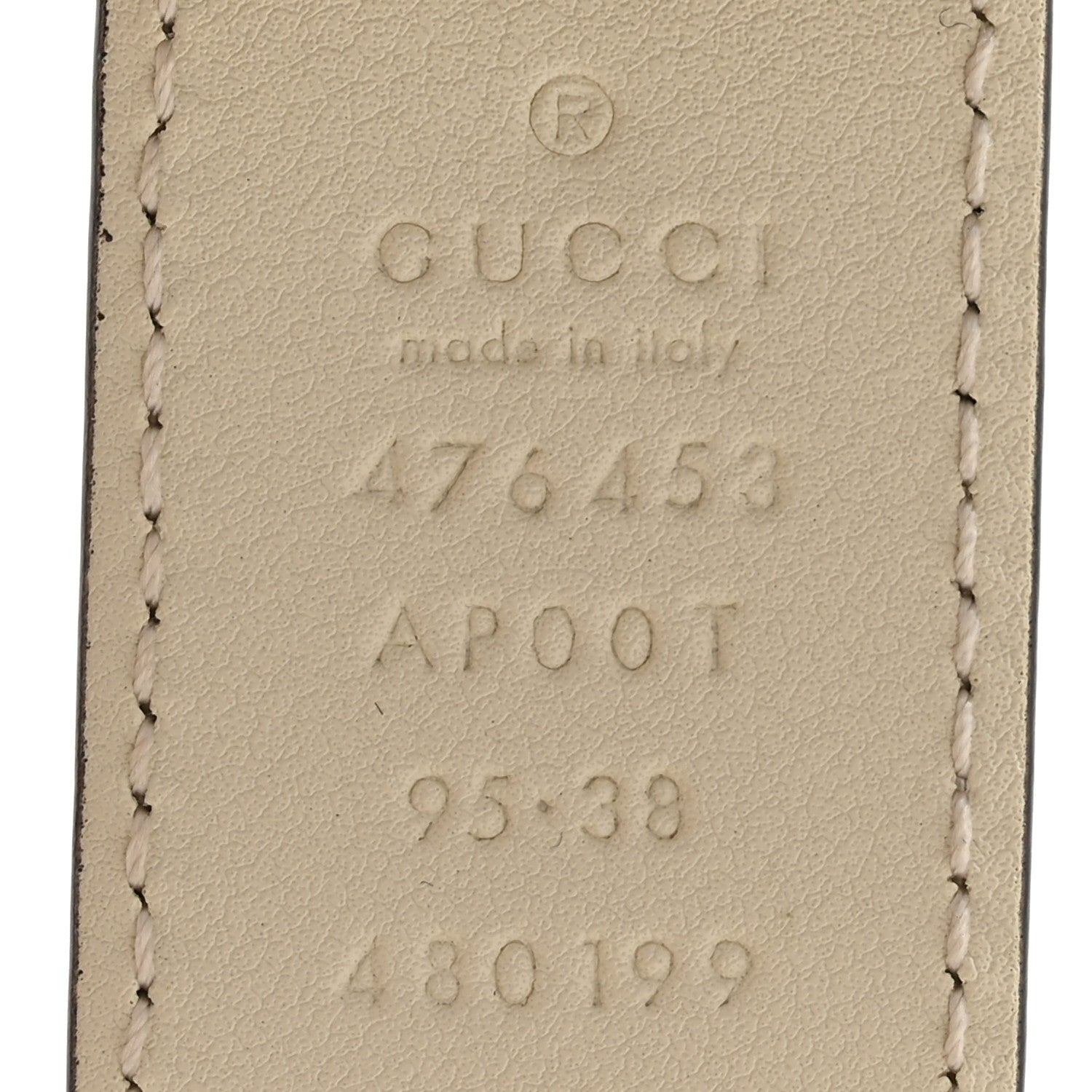 Gucci Calfskin Dionysus 30mm Belt 95 38 Mystic White 3 of 7