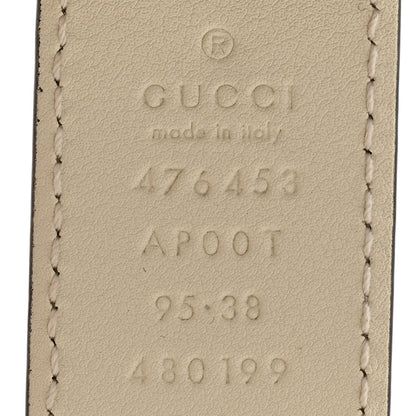 Gucci Calfskin Dionysus 30mm Belt 95 38 Mystic White 3 of 7