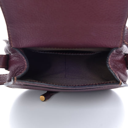 Chloe Calfskin Mini Marcie Round Crossbody Bag Dark Velvet 5 of 7