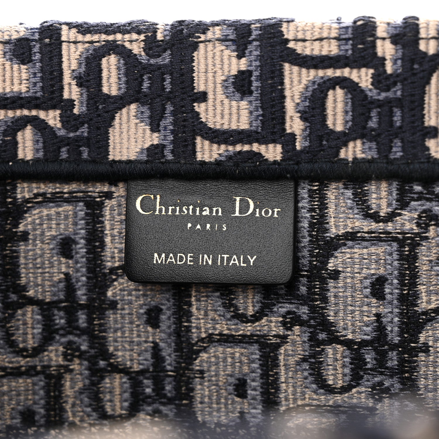 Christian Dior Oblique Medium Book Tote Blue Multicolor 6 of 11
