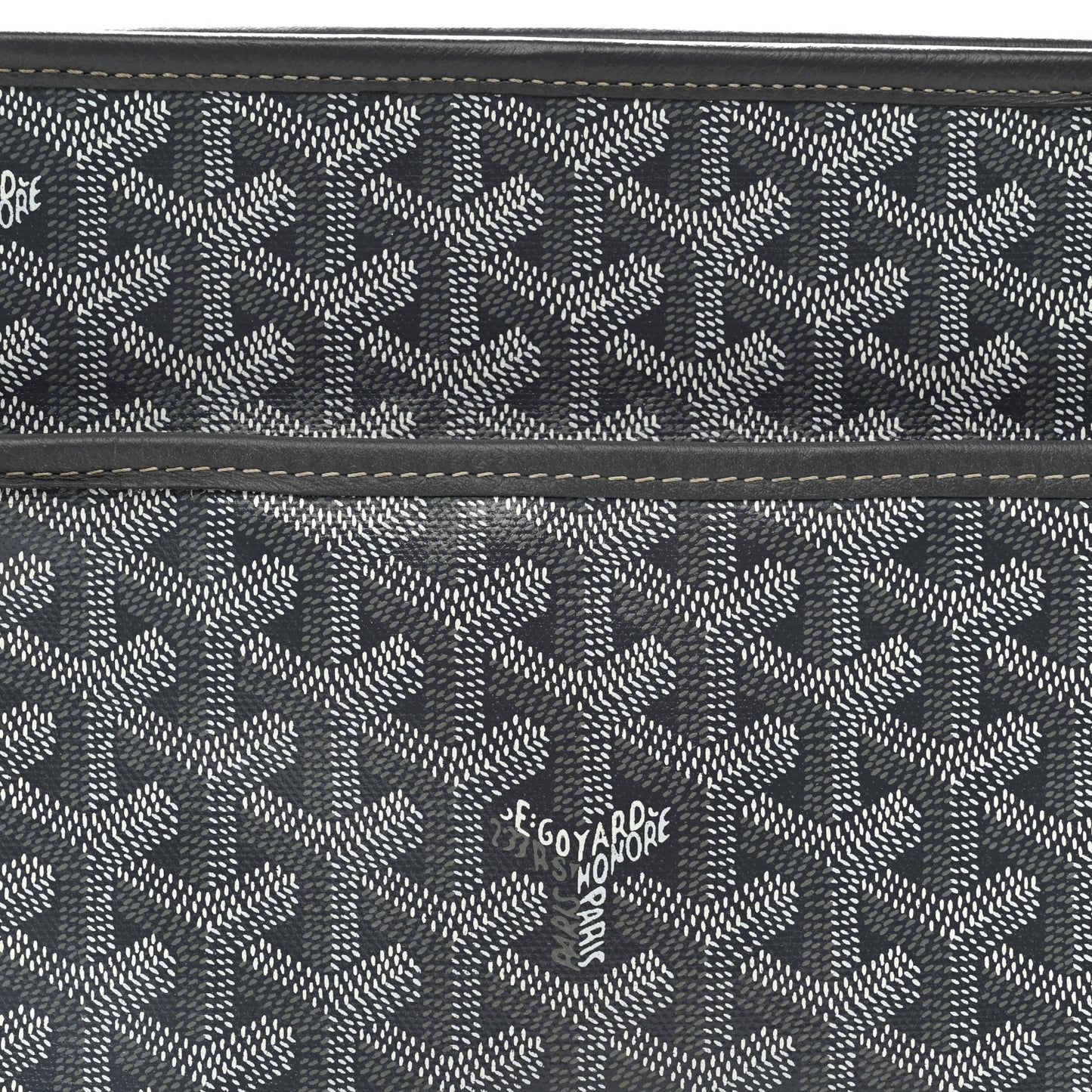 Goyardine Jouvence MM Toiletry Pouch Grey Grey
