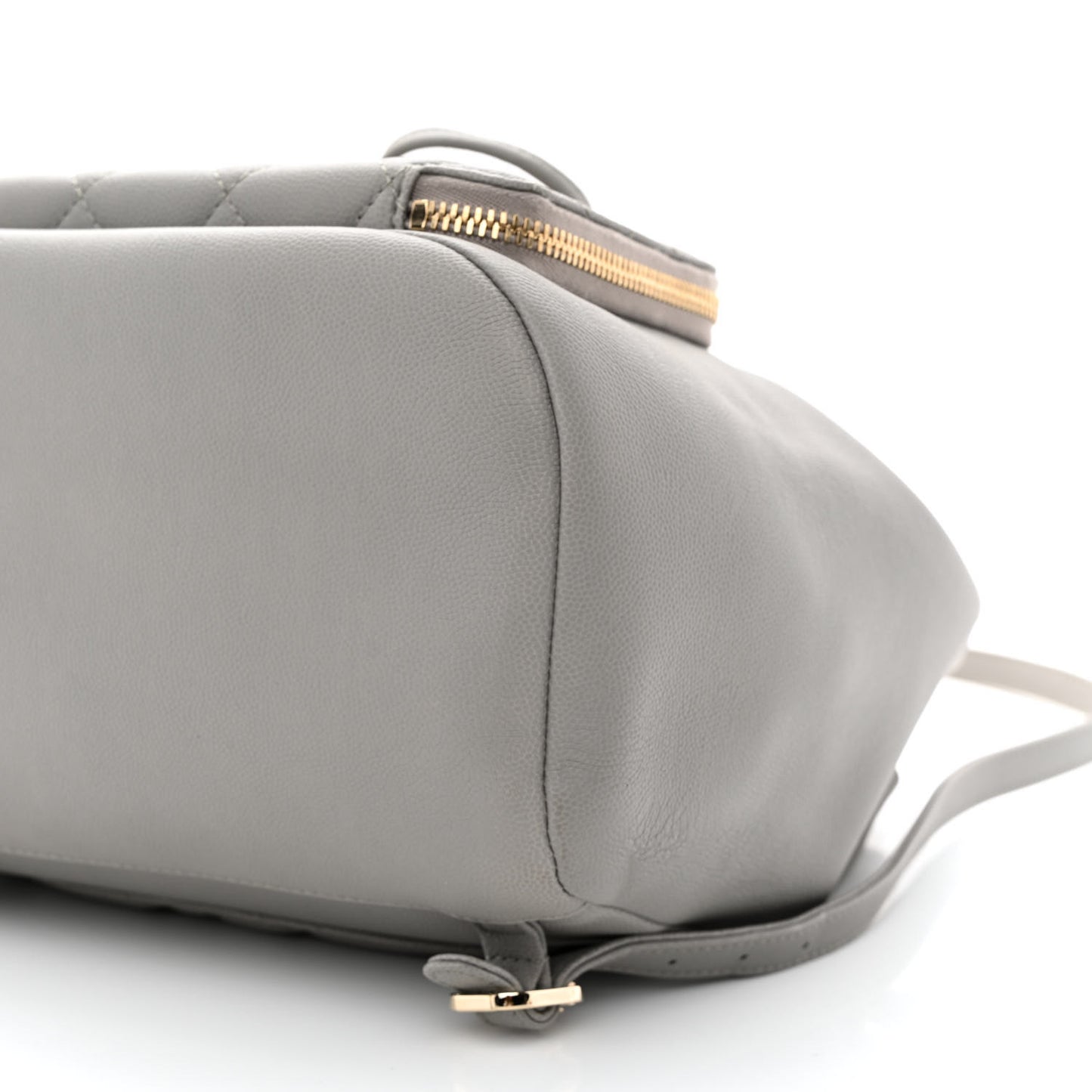 Caviar Quilted Business Affinity Backpack Grey