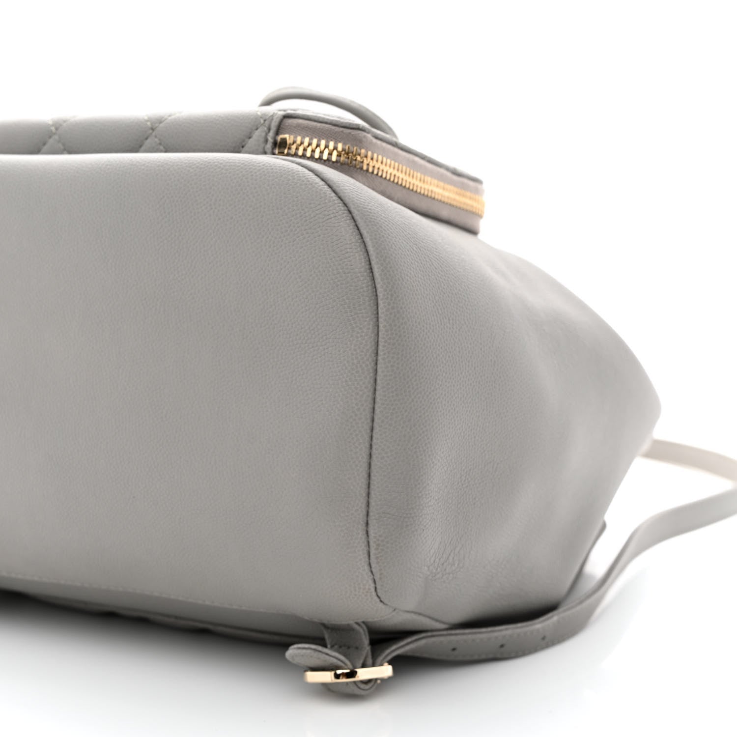 Chanel Caviar Quilted Business Affinity Backpack Grey 11 of 12