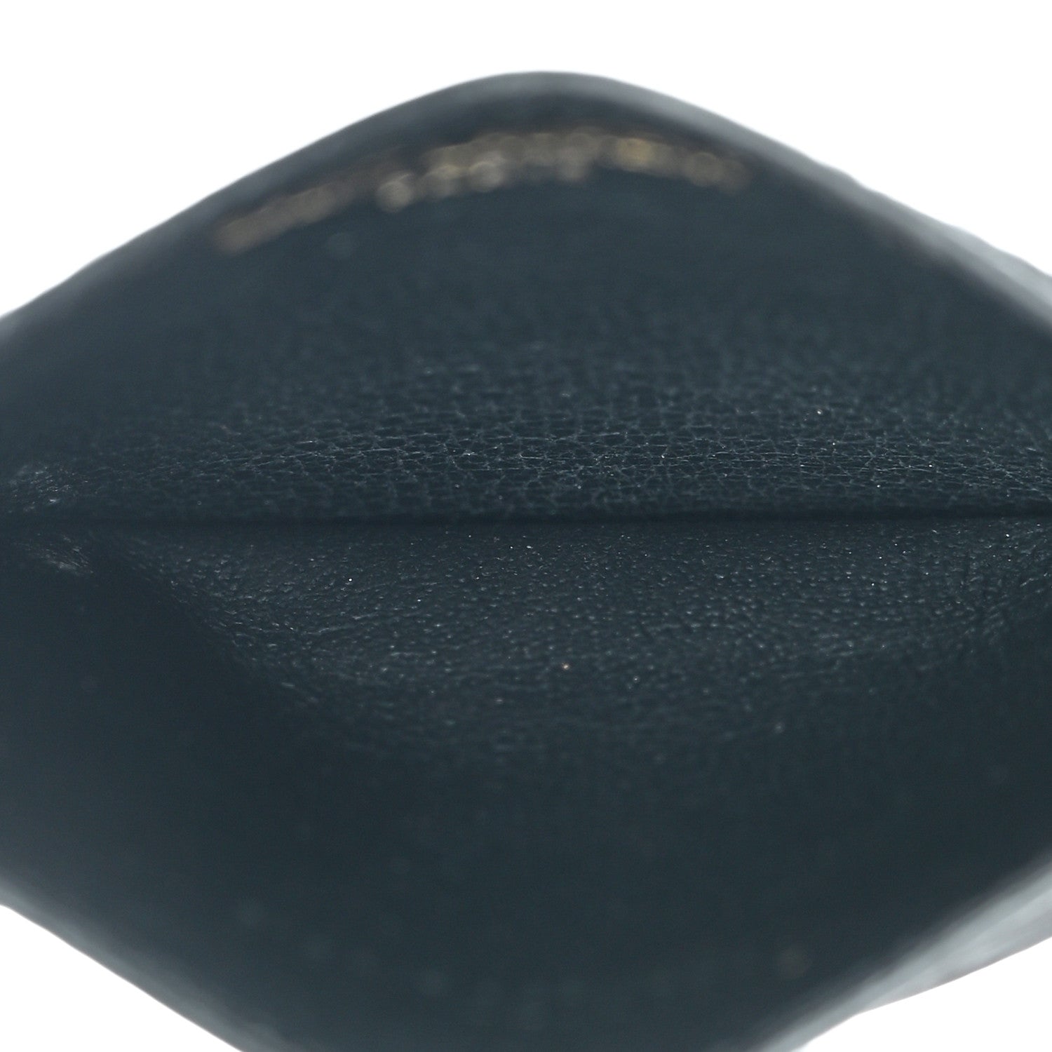 Saint Laurent Grain De Poudre Monogram Credit Card Case Black 5 of 9