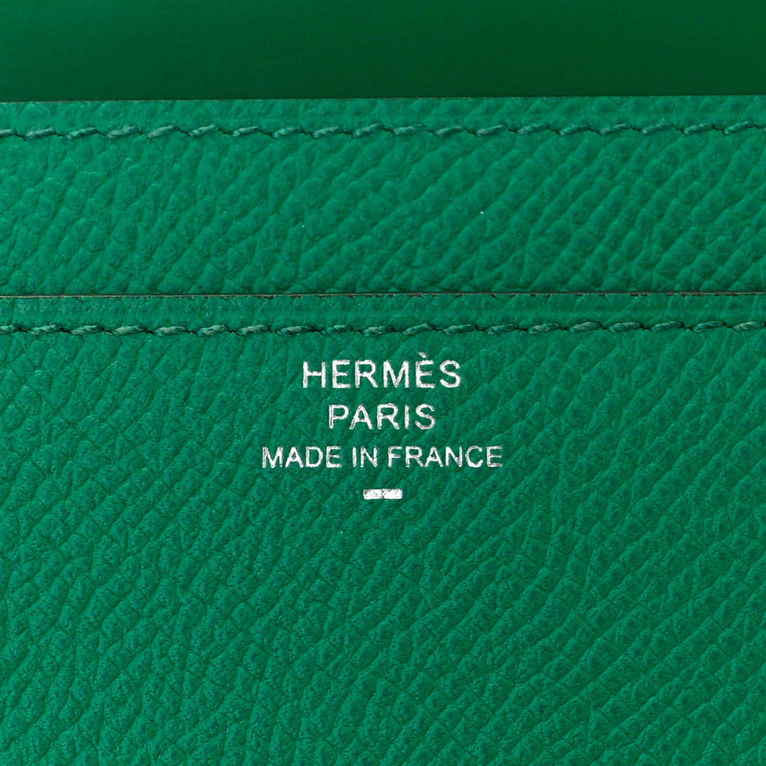 Hermes Epsom Lizard Constance Wallet To Go Vert Jade Vert Cypress 5 of 7