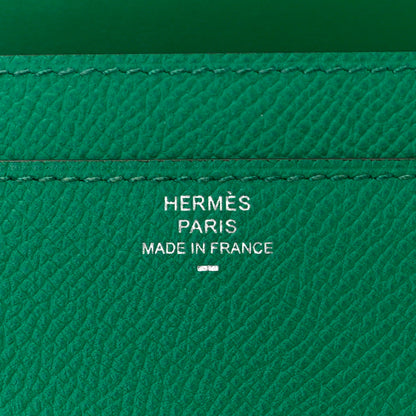 Hermes Epsom Lizard Constance Wallet To Go Vert Jade Vert Cypress 5 of 7