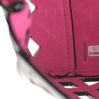 Chanel Lambskin Sea Through Flap Black Multicolor 9 of 13