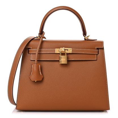 Hermes Epsom Kelly Sellier 25 Gold 1 of 8