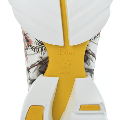 Christian Dior Neoprene Rubber Champetre Print Womens D-Connect Sneakers 40.5 White Multicolor 11 of 12
