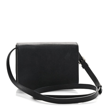 Burberry Grained Calfskin Mini TB Bag Black 3 of 13