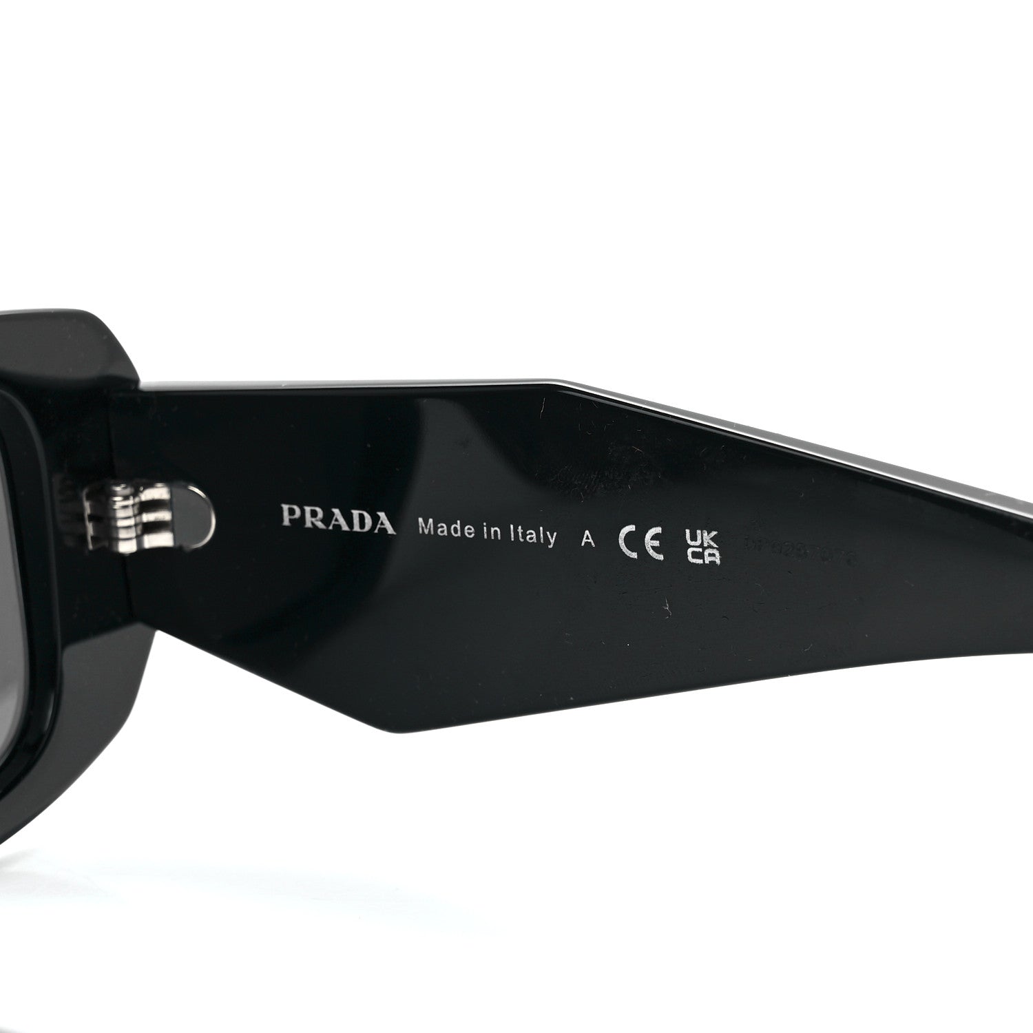 Prada Acetate Symbole Sunglasses SPR 17W Black 6 of 8