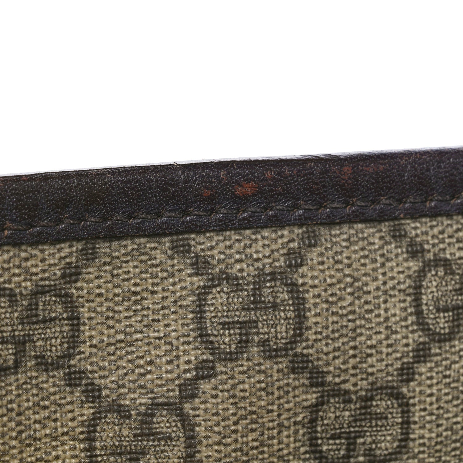 Gucci GG Supreme Monogram Medium Zippered Shopping Tote Dark Brown 13 of 15