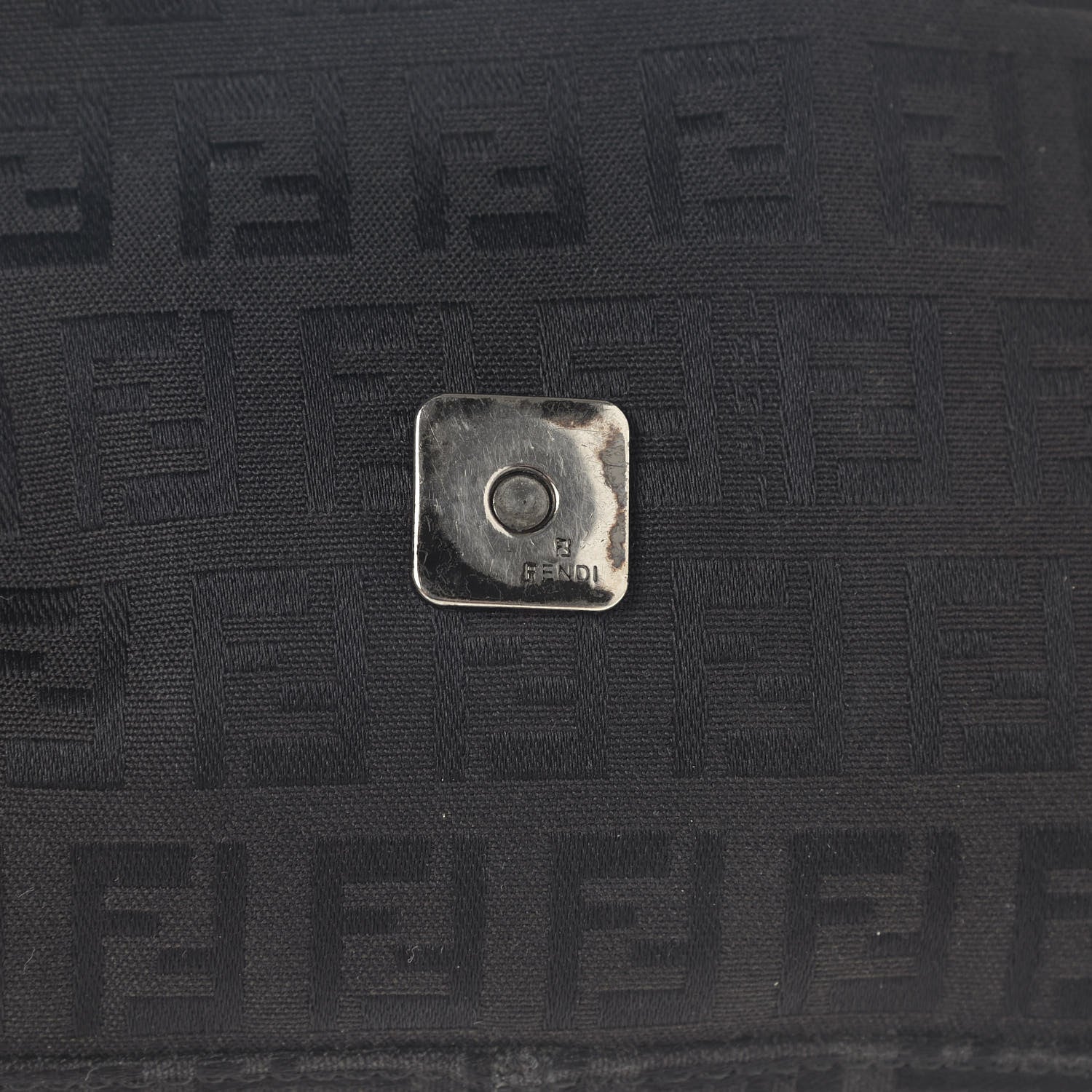 Fendi Zucchino Baguette Black 10 of 10