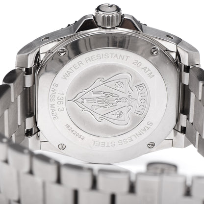 Gucci Stainless Steel 40mm Dive Quartz Watch Black 5 of 8