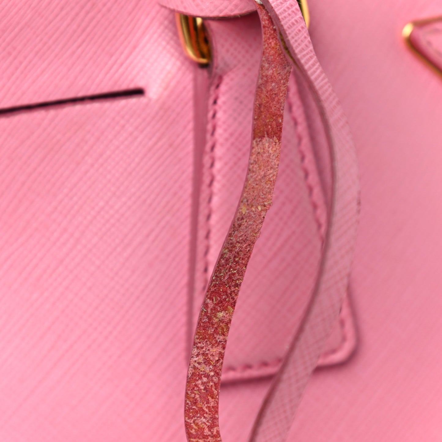 Saffiano Lux Mini Galleria Double Zip Tote Begonia