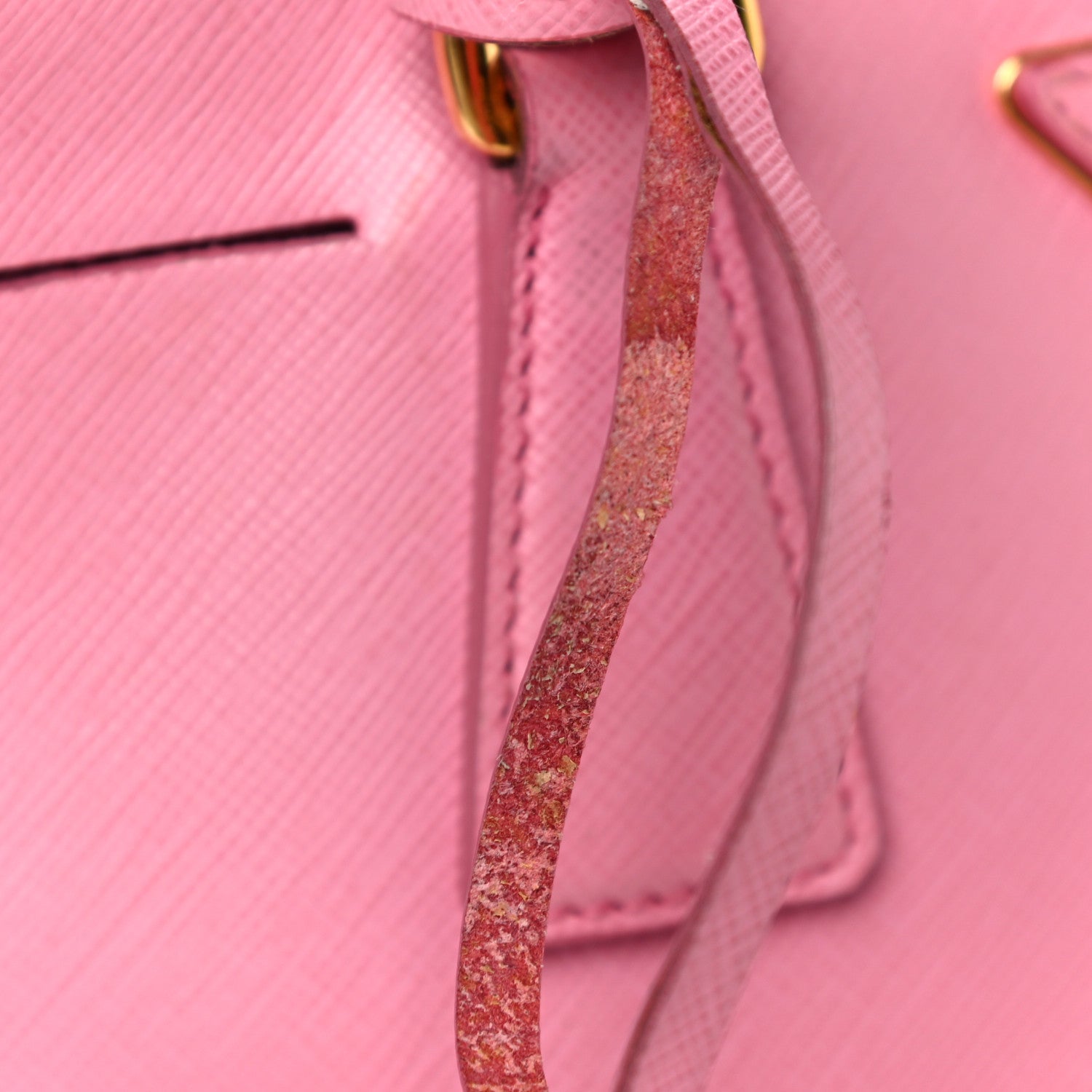 Prada Saffiano Lux Mini Galleria Double Zip Tote Begonia 20 of 35