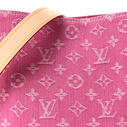 Louis Vuitton Monogram Denim All In BB Fuchsia 6 of 8