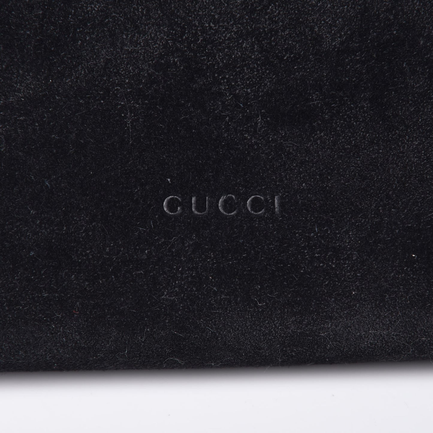 Suede Mini Dionysus Chain Wallet Black