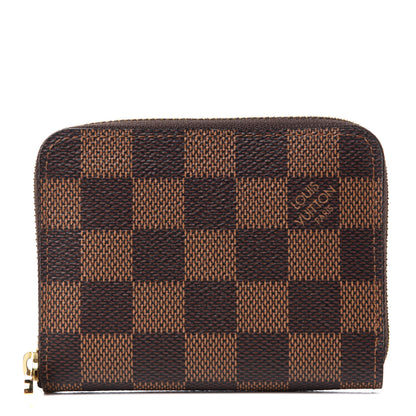 Louis Vuitton Damier Ebene Zippy Coin Purse 1 of 8
