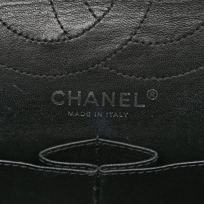 Chanel Distressed Patent Quilted 2.55 Reissue 226 Flap Black 6 of 10
