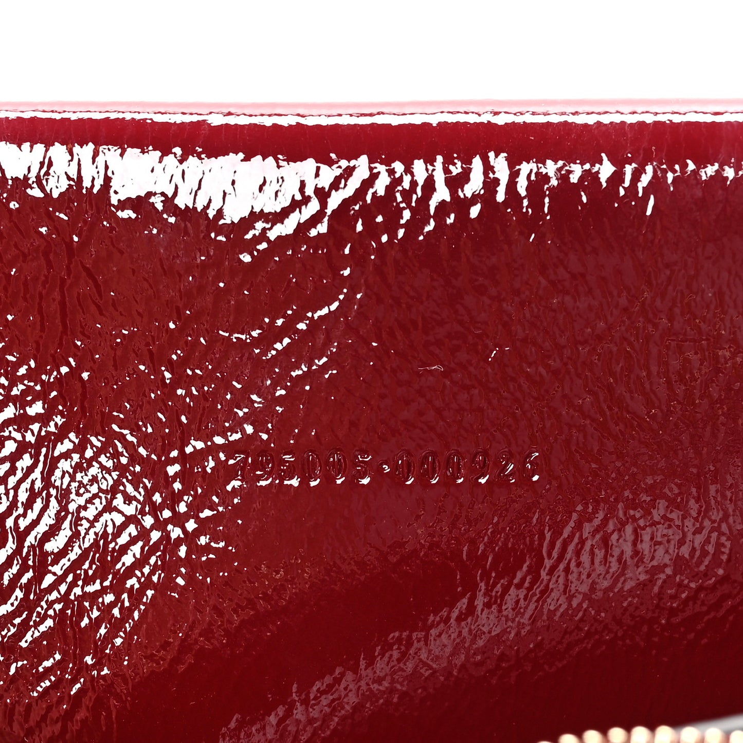 Crinkled Patent Small Dionysus Shoulder Bag Rosso Ancora Red