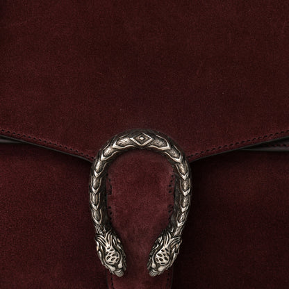 Gucci Suede Medium Dionysus Messenger Bag Bordeaux 7 of 12