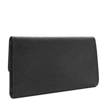 Louis Vuitton Epi Sarah Wallet Black 3 of 9