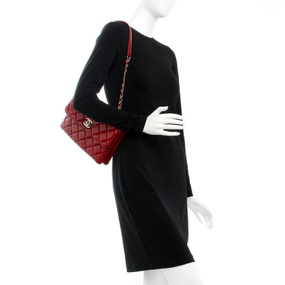 Chanel Lambskin Quilted Medium Trendy CC Flap Red 2 of 9