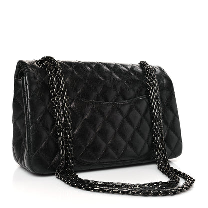 Chanel Aged Calfskin Quilted 2.55 Reissue 225 Flap So Black 3 of 9