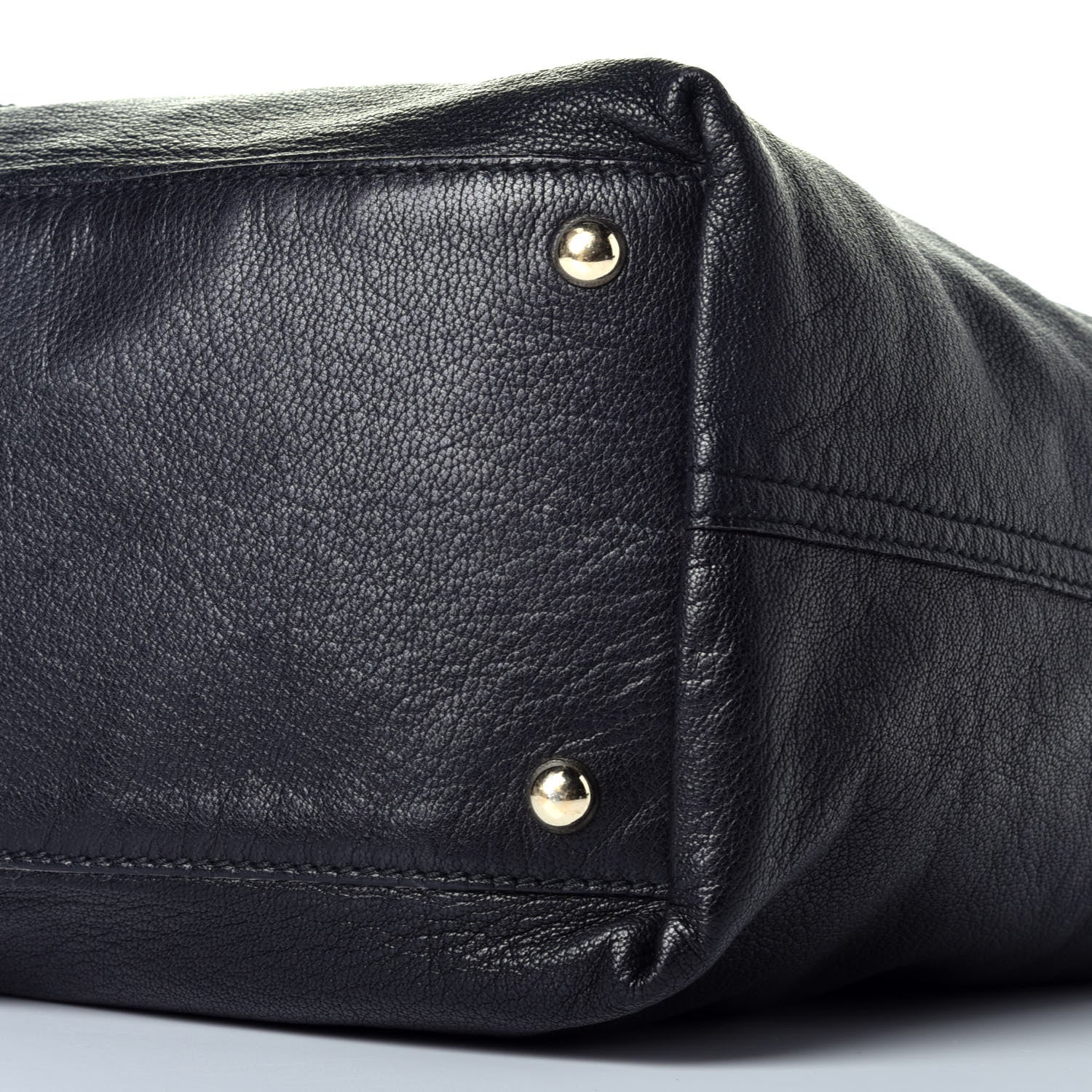 Saint Laurent Calfskin Reversible Double Sac Y Tote Gold Black 13 of 14