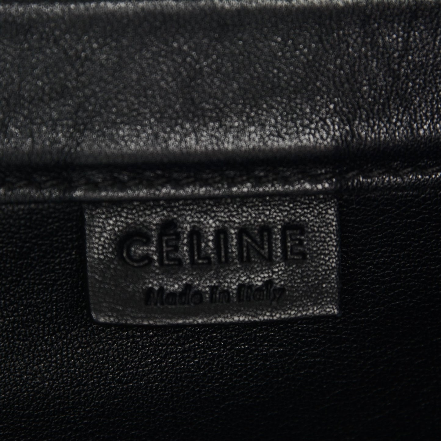 Lambskin Horizontal Cabas Black