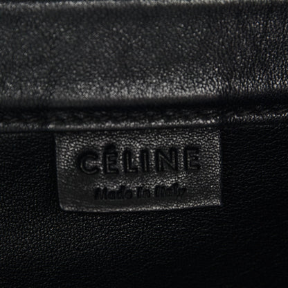 Celine Lambskin Horizontal Cabas Black 6 of 6
