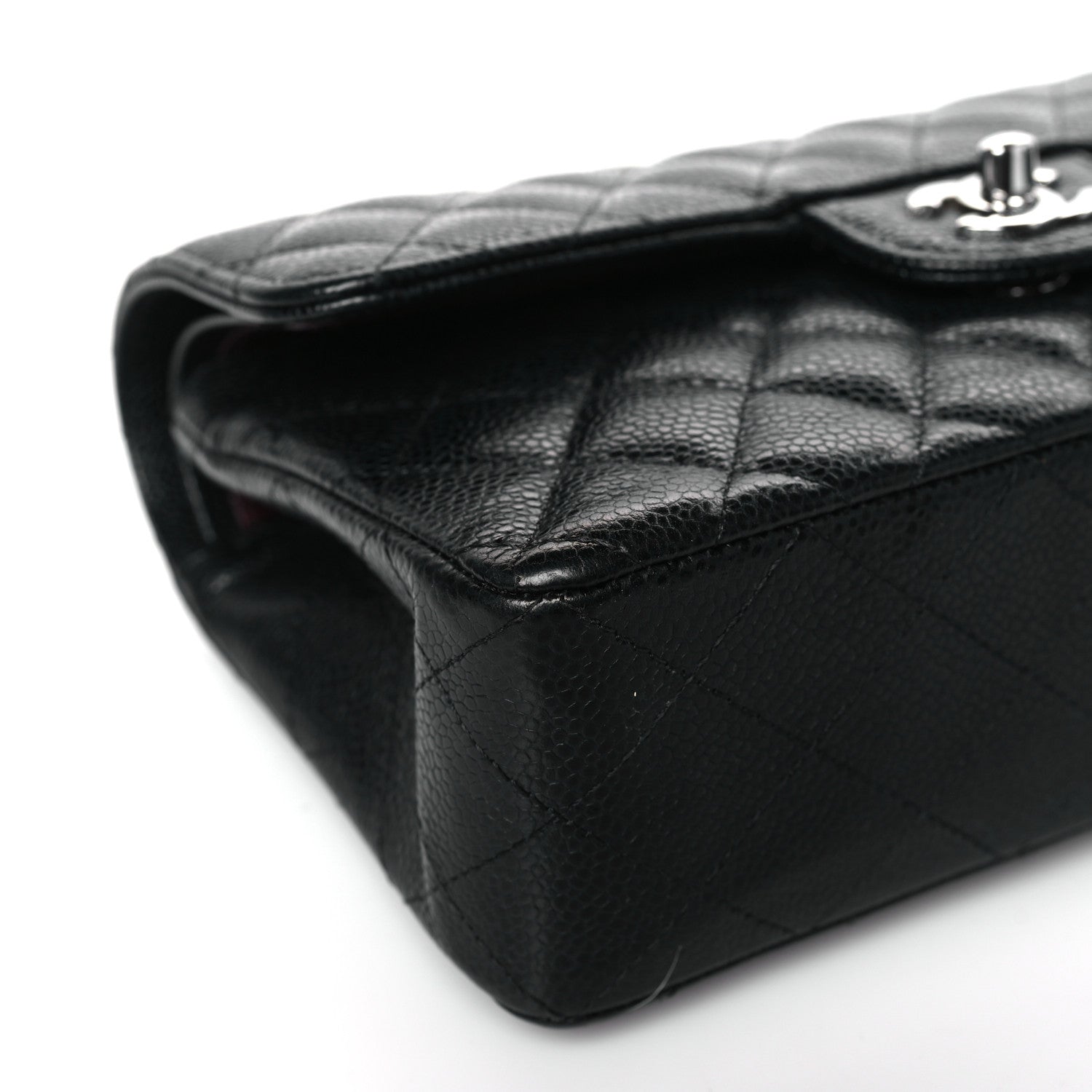 Chanel Caviar Quilted Small Double Flap Black 8 of 10
